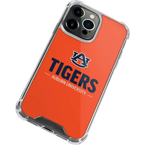 Auburn University Tigers Athletics iPhone 14 Pro Clear Case